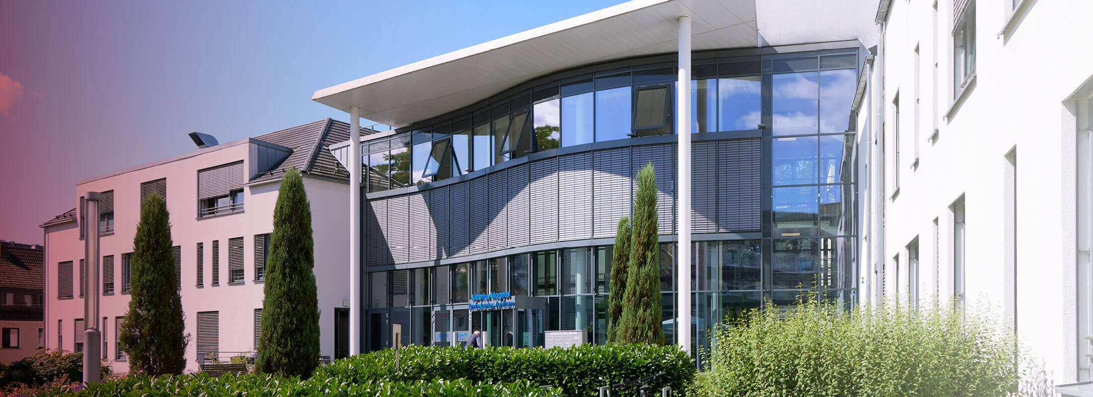 Eine Klinik von außen